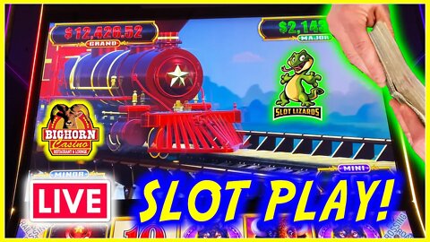 🔴 MORE LIVE SLOT PLAY! SATURDAY NIGHT JACKPOT WINS AT BIGHORN CASINO!