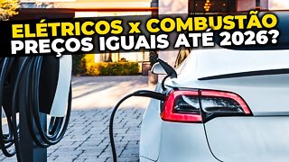 Notícias: CARRO ELÉTRICO E A COMBUSTÃO TERÃO O MESMO PREÇO ATÉ 2026!