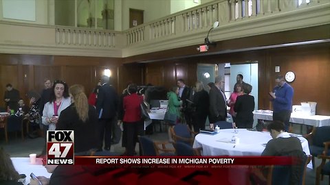 Report shows increase in Michigan poverty