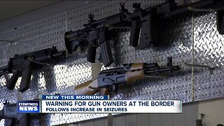 Law enforcement officers say people bringing guns to the U.S./Canada border is becoming a big issue