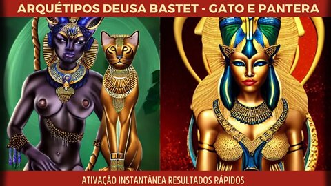 Arquétipo Deusa Bastet - Gato e Pantera Negra