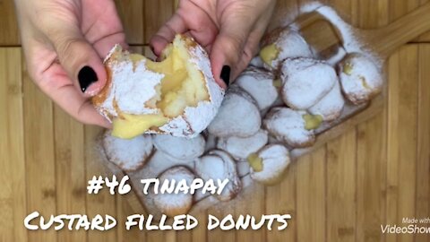 Custard Filled DONUTS