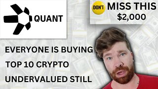 Quant Crypto "Realistic Price Prediction" QNT Pump!!!