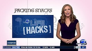 Life Hacks for packing snacks