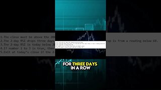 Winrate 88%! R3 Trading Strategy By Larry Connors