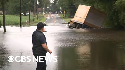 Tropical Storm Debby makes second landfall, bringing flooding to Carolinas