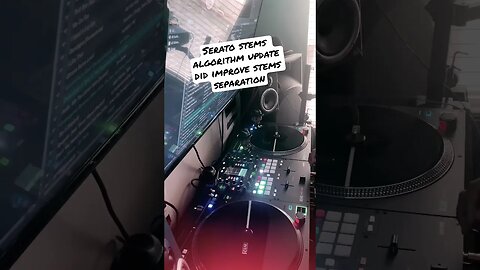 Serato stems algorithm update did improve the sound quality of stems separation #rane #seratoupdate