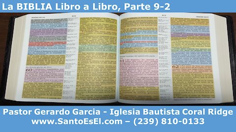 2020 12 16 Estudio Bíblico - La BIBLIA Libro a Libro, Parte 9-2