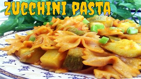 How to Make Creamy zucchini pasta | PASTA E ZUCCHINE | PASTA RECIPE