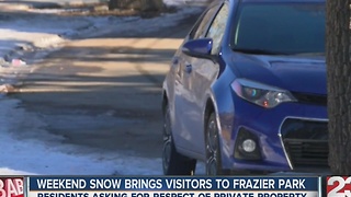 Weekend snowfall brings visitors to Frazier Park