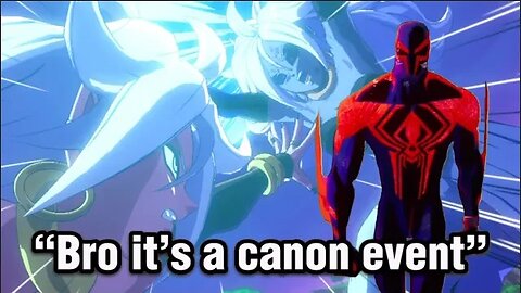 Android 21's sacrifice but Spider Man 2099 is there