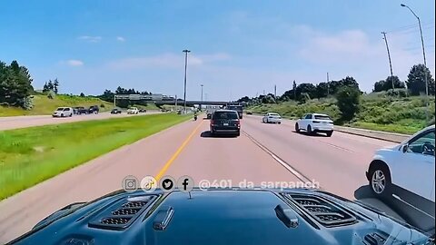 Motorcycles Racing On Highway 410