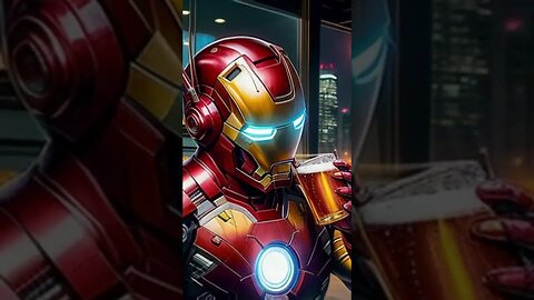 Iron Man Drinking Beer #funny #viral #shorts