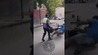 Policía NOQUEA a ciudadano (Se lo buscó) #elpugilato