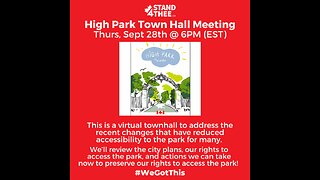 High Park Town Hall Sept 28 2023