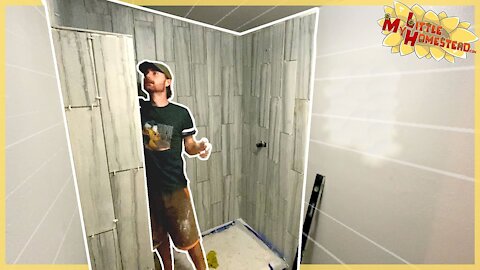 Master Bath Shower Complete, DIY Cabinet Door for Van Conversion & Headbands! | Weekly Peek Ep256