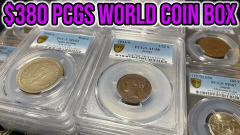 I Spent $380 On A Box Of 20 PCGS World Coins