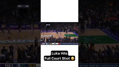 Luka Casually Hitting A FULL COURT SHOT 😳