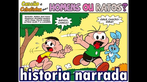 Cascão&Cebolinha em-Homens ou ratos? | Gibis do Rapha