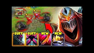 RIOT JUST OVER BUFFED ZED AND IT COMPLETELY BROKE HIM... (NEW ULTIMATE?)