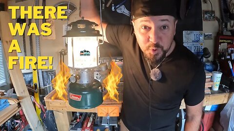 How NOT to start your Coleman Lantern