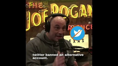 Twitter Banned an Alternative Account - Joe Rogan