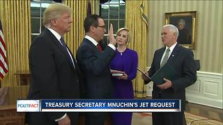 PolitiFact Wisconsin: Treasury Secretary Mnuchin's jet request