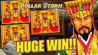 2 AMAZING JACKPOTS on MAX BET DOLLAR STORM!