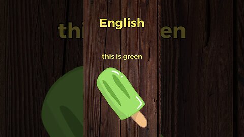 This is green. How to Learn Croatian the Easy Way! #learn #croatian #colors #green