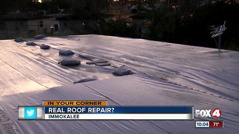 Scam or saviors? Immokalee woman worried about roofing job