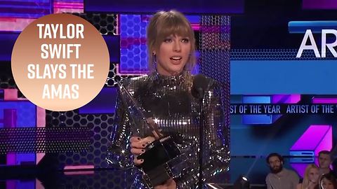 Why Taylor Swift won the night at the American Music Awards