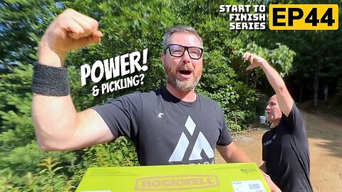 Building A Mountain Cabin EP44 | Power is on and fireplace finish🔥