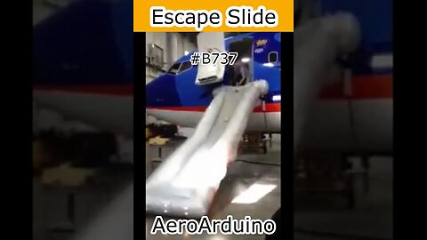 Watch National Airlines #B737 Escape Slide Hangar Shooting #Aviation #Fly #AeroArduino