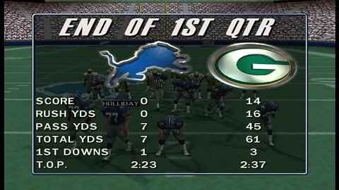 NFL Quarterback Club 99 - Packers vs Lions