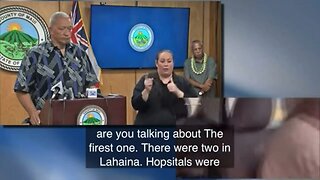 Heated Hawaii Press Conference Catches Mayor in Lie #hawaiifires