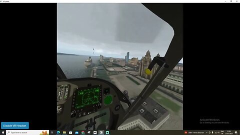 Tour of Liverpool in VR Helicopter.