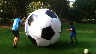 Giant Soccer Ball Fail