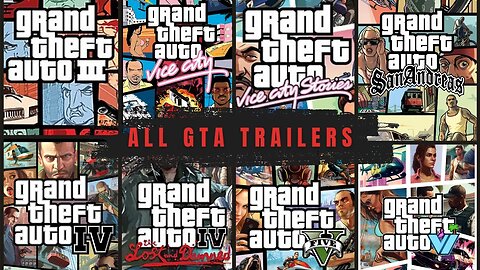 All Grand Theft Auto Trailers from GTA 3 To GTA 6 (2001-2025)