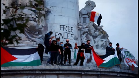 Pro-Palestinian/Gaza Mostly Peaceful Protests popping off all over, but it's France time🙄🤨🤡
