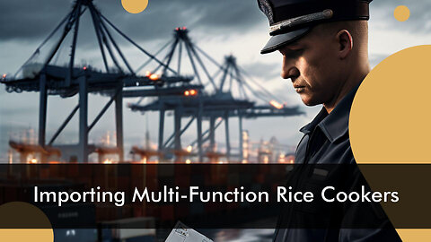 Importing Kitchen Electric Rice Cookers with Multi-Functionality into the US