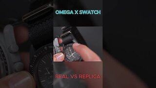 HOW TO SPOT A FAKE OMEGA X SWATCH MOONSWATCH #shorts #cubaknowknowsjewelry