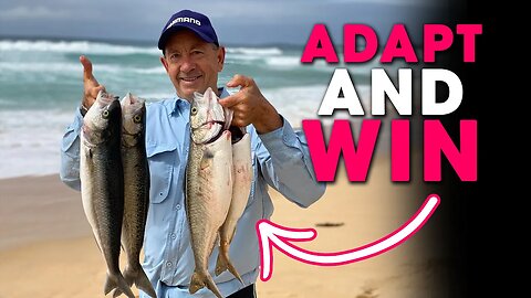 How I Adapt To The Conditions: Beach Fishing TEACHING ( RAW SESSION )
