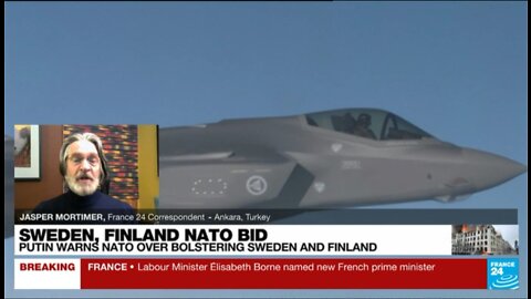 Sweden finland nato bid turkey president re news its objections to finland sweden