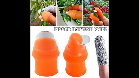 Silicone Thumb Knife Professional Harvesting Plant Knife