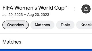 FIFA Women's World Cup™Jul 20, 2023 – Aug 20, 2023