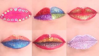 Lip Tutorial Lip Art Glitter Compilation