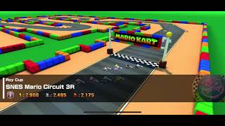 Mario Kart Tour - SNES Mario Circuit 3R Gameplay
