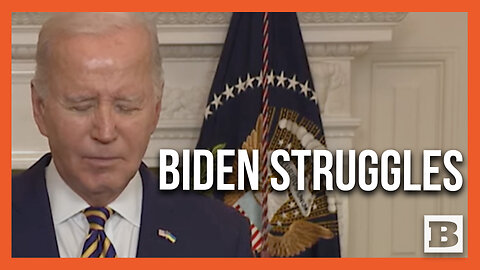 Biden Struggles to Respond to Reporter's Question at White House Presser
