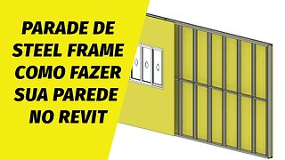 Parede de steel frame Como criar uma parede de steel frame no Revit