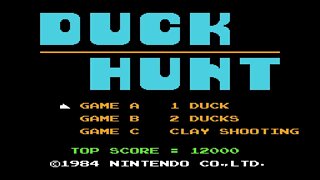 Duck Hunt (1984) 999,999 score (1 Duck) [Zapper game] [NES]